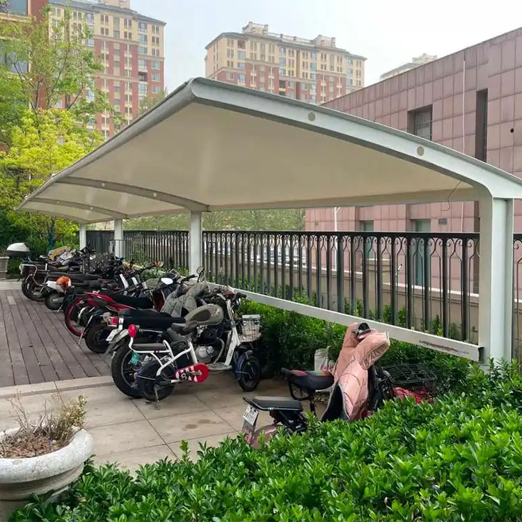 宁海县膜结构电动车棚